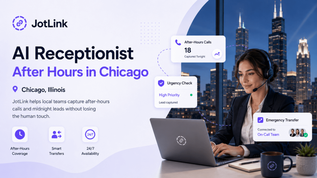human-operator-monitoring-jotlink-blue-holographic-ai-receptionist-after-hours-interface-in-chicago